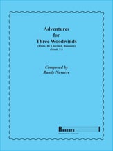 Adventures for Three Woodwinds Flute, Clarinet, Bassoon cover